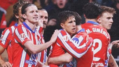 أتلتيكو مدريد ينتصر برباعية ويزيد معاناة بلد الوليد في قاع الترتيب